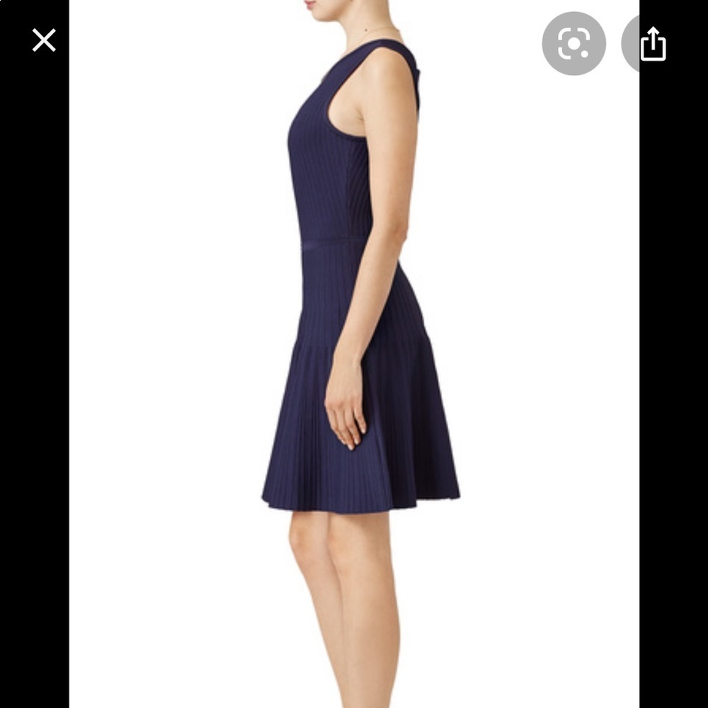 Pink Tartan | Navy Power Stretch Ballet Dress - Picture 2 of 13